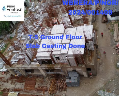 T-5 - GROUND FLOOR SLAB CASTING DONE